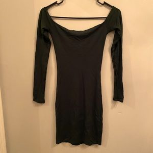 Garage Bodycon Off-the-Shoulder Dress